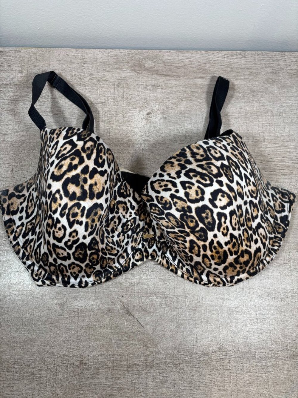 Victoria's Secret Lined Demi Bra in Animal Print Light Padding Sexy